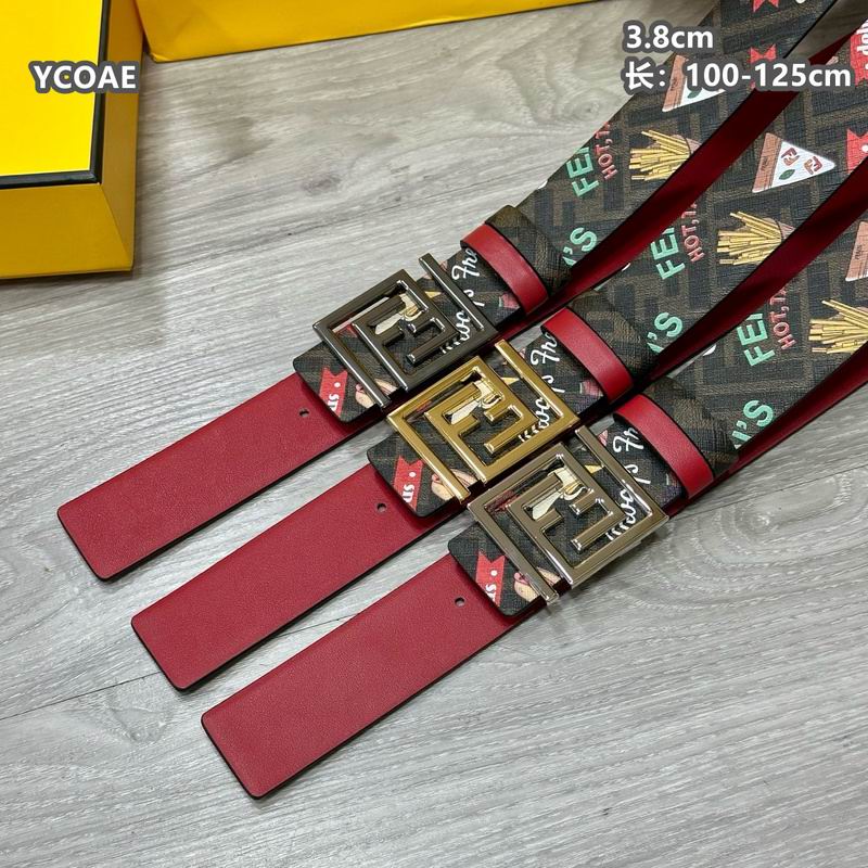 Fendi belt 38mmX100-125cm 8L33